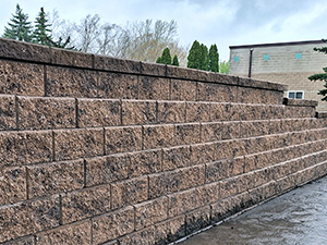 Hardscapes, retaining walls, and exterior concrete for commercial and residential properties in the Twin Cities metro area from ZNT Property Services.